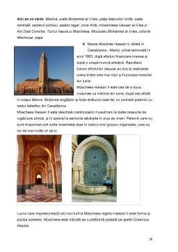 Proiect - Elaborarea unui Produs Turistic - Maroc