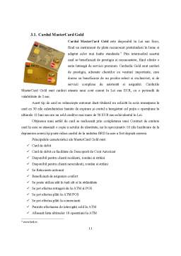 Proiect - Analiza Produsului Bancar Mastercard Gold