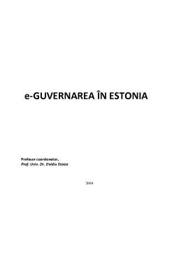 Referat - E-Guvernarea în Estonia