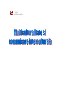 Proiect - Multiculturalitate și comunicare interculturală