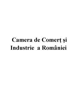Proiect - Camera de Comerț și Industrie a României