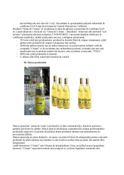 Referat - Analiza merceologică a vinului - Grasă de Cotnari - demidulce