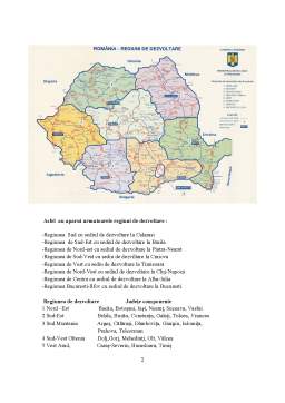 Proiect - Dezvoltarea regională în România - analiză asupra diferențelor dintre regiunile de NE și V