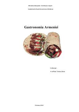 Referat - Gastronomia în Armenia