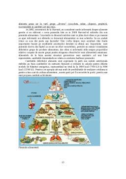 Proiect - Alimentația sanatoasă. Piramida alimentelor