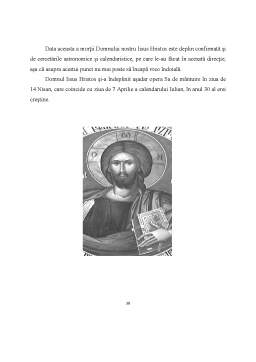 Proiect - Patimile Domnului Hristos în Iconomoia Mântuirii