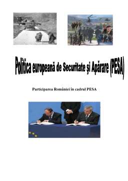 Proiect - Politica europeană de securitate și apărare (PESA)