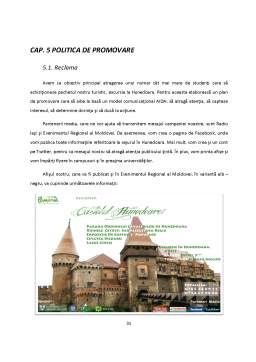 Proiect - Proiect Marketing Turistic - Castelul Hunedoarei