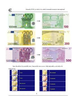 Proiect - Moneda euro și rolul ei în sistemul monetar internațional