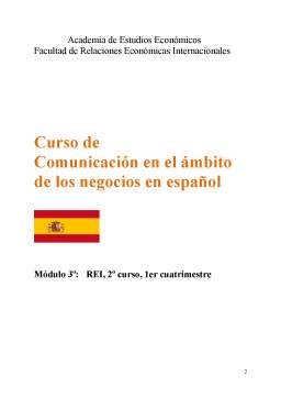 Curs - Curs de Comunicare în Afaceri în Limba Spaniolă
