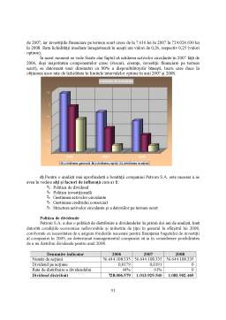Proiect - Analiza economico-financiară a Petrom