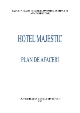 Proiect - Plan de Afaceri - Hotel Majestic