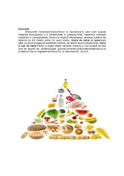 Proiect - Principiile Nutriției Umane