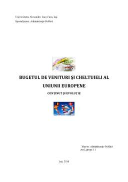 Referat - Bugetul de Venituri și Cheltuieli al Uniunii Europene