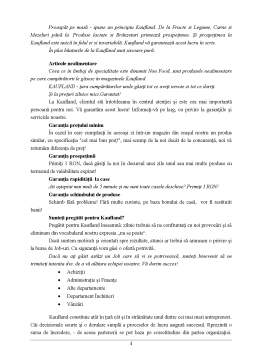 Referat - Comportament organizațional - Kaufland