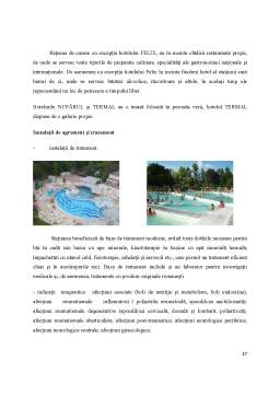 Proiect - Program de Marketing pentru Valorificarea Optimă a Potențialului Turistic din Stațiunea Balneară Băile Felix
