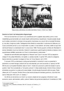 Proiect - Organizarea politică în perioada 1866-1918