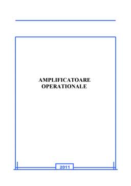 Proiect - Amplificatoare operaționale