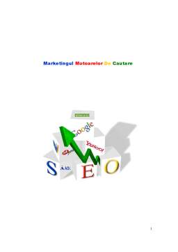 Proiect - Marketingul motoarelor de căutare