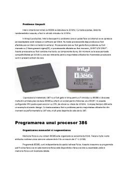 Referat - Procesorul Intel 80386