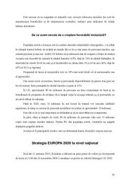 Proiect - Strategia Europa 2020