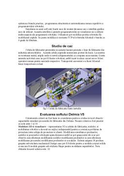 Proiect - Simularea Proceseleor Industriale Complexe Folosind Pachetul Delmia