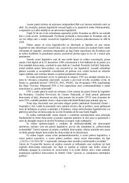 Referat - Puterea Legislativă - Punctul Slab al Democrației Consensuale Românești