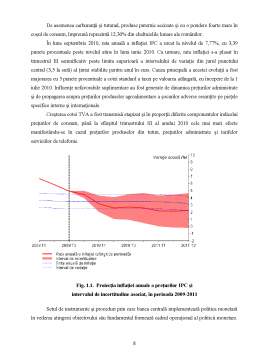 Proiect - Politica BNR de țintire directă a inflației în perioada noiembrie 2009 - octombrie 2010