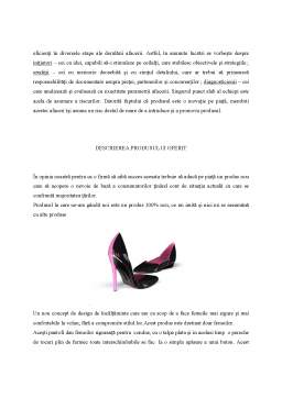 Proiect - Plan de afaceri - pantofi cu toc retractabil