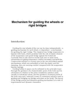 Curs - Mechanism for Guiding the Wheels or Rigid Bridges