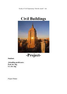 Proiect - Construcții civile