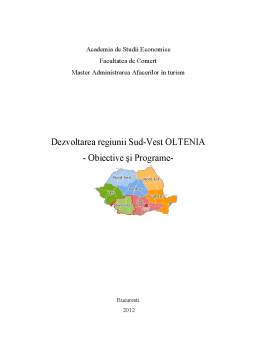 Proiect - Dezvoltarea regională sud-vest Oltenia