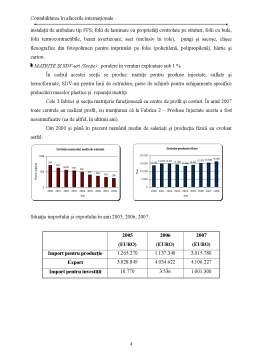 Proiect - Analiza situației financiare a SC Prodplast SA