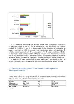 Proiect - Studiul privind structură și evoluția cheltuielilor social culturale în perioada 2009-2011 pe Municipiul București