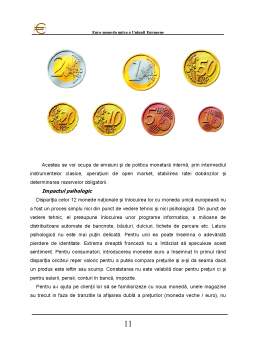 Proiect - Euro - moneda unică a Uniunii Europene