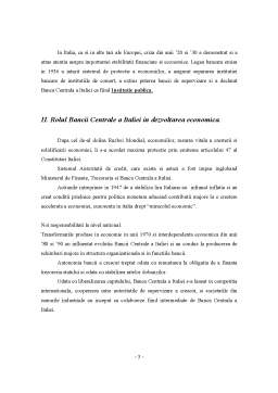 Proiect - Banca Centrală a Italiei