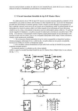 Proiect - Circuite Basculante Bistabile