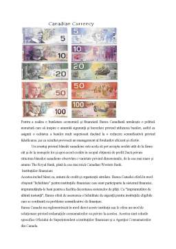 Referat - Banca Centrală a Canadei