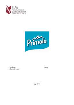 Proiect - Prezentarea Firmei Primola