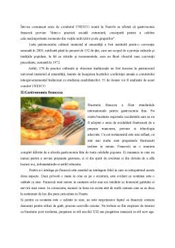 Proiect - Gastronomia franceză
