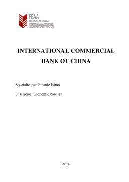 Referat - Internațional Commercial Bank of China