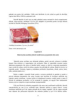 Referat - Ambalarea preparatelor din carne