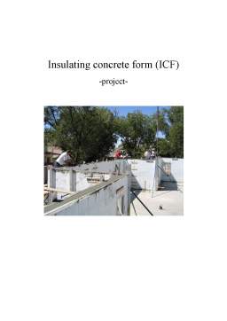 Referat - Insulating Concrete Form