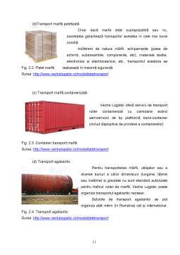 Licență - Politici și strategii de marketing utilizate în transportul internațional de mărfuri. studiu de caz - Vectra Logistic SRL