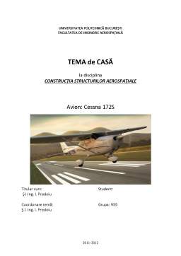 Proiect - Cessna 172 S