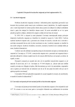 Proiect - Statutul Lucrătorului Frontalier în Dreptul Românesc