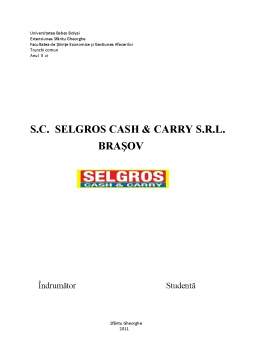 Proiect - Studiu de Caz Selgros