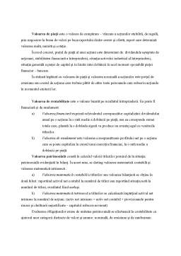 Referat - Contabilitate armonizată - evaluarea