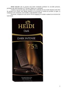 Referat - Analiză ciocolata Heidi