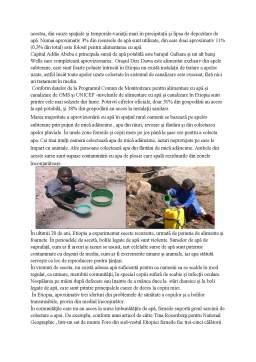 Referat - Etiopia - o luptă zilnică pentru apă curată